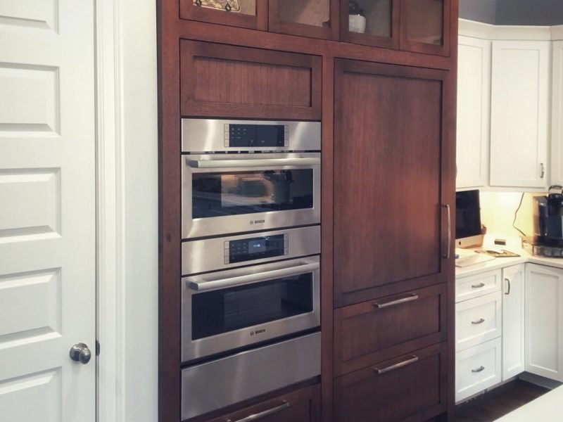 rift sawn white oak kitchen cabinet